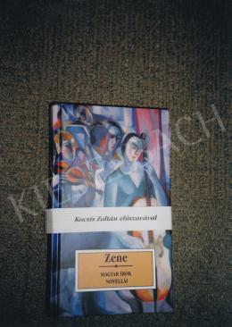  Schönberger Armand - Schönberger Armand festményének reprodukciója a Zene: magyar írók novellái a zenéről című kötet borítóján, Fotó: Kieselbach Tamás