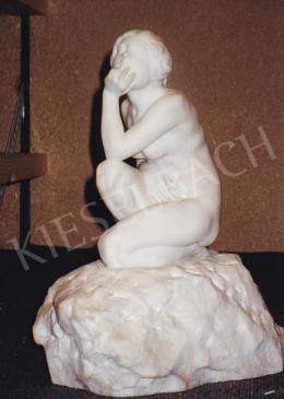  Kisfaludi Stróbl, Zsigmond - Day Dreaming, m/h: 32 cm, marble, Signed: Stróbl, Photo: Tamás Kieselbach