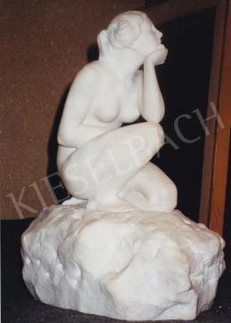  Kisfaludi Stróbl, Zsigmond - Day Dreaming, m/h: 32 cm, marble, Signed: Stróbl, Photo: Tamás Kieselbach