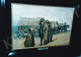  Mednyánszky, László - Air Attack, oil on canvas, 34x50 cm, Signed lower right: Mednyánszky, Photo: Tamás Kieselbach