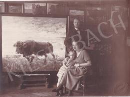  Kieselbach, Géza - Kieselbach, Géza's Family in the Studio, Photo: Sr. Kieselbach, Vilmos