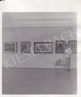  Kieselbach, Géza - Exhibition opening of Géza Kieselbach in 1955 (20 August 1955) - photos of the opening and interier photos