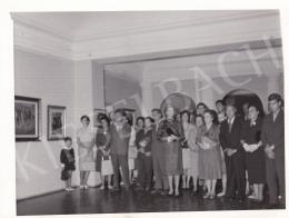  Kieselbach, Géza - Exhibition opening of Géza Kieselbach in 1955 (20 August 1955) - photos of the opening and interier photos