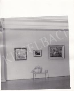  Kieselbach Géza - Kieselbach Géza kiállításmegnyitója (1955. augusztus 20.) - megnyitó- és enteriőrfotók