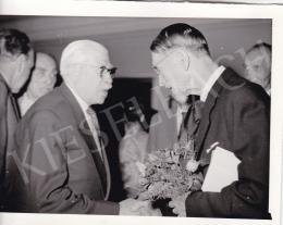  Kieselbach, Géza - Exhibition opening of Géza Kieselbach in 1955 (20 August 1955) - photos of the opening and interier photos