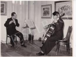  Kieselbach, Géza - Exhibition opening of Géza Kieselbach in 1955 (20 August 1955) - photos of the opening and interier photos