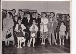  Kieselbach, Géza - Exhibition opening of Géza Kieselbach in 1955 (20 August 1955) - photos of the opening and interier photos