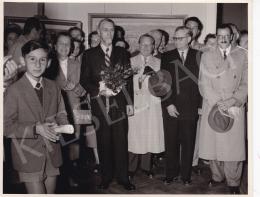  Kieselbach, Géza - Exhibition opening of Géza Kieselbach in 1955 (20 August 1955) - photos of the opening and interier photos