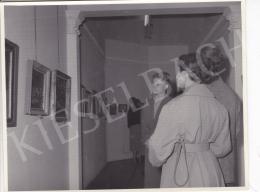  Kieselbach, Géza - Exhibition opening of Géza Kieselbach in 1955 (20 August 1955) - photos of the opening and interier photos