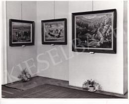  Kieselbach, Géza - Exhibition opening of Géza Kieselbach in 1955 (20 August 1955) - photos of the opening and interier photos