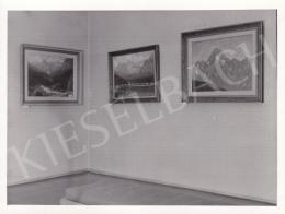  Kieselbach, Géza - Exhibition opening of Géza Kieselbach in 1955 (20 August 1955) - photos of the opening and interier photos