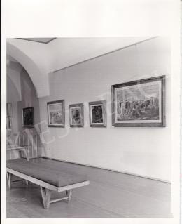  Kieselbach, Géza - Exhibition opening of Géza Kieselbach in 1955 (20 August 1955) - photos of the opening and interier photos