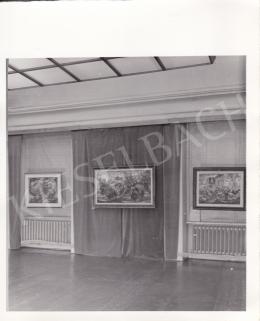  Kieselbach, Géza - Exhibition opening of Géza Kieselbach in 1955 (20 August 1955) - photos of the opening and interier photos