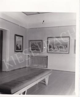  Kieselbach, Géza - Exhibition opening of Géza Kieselbach in 1955 (20 August 1955) - photos of the opening and interier photos