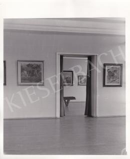  Kieselbach, Géza - Exhibition opening of Géza Kieselbach in 1955 (20 August 1955) - photos of the opening and interier photos