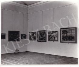  Kieselbach, Géza - Exhibition opening of Géza Kieselbach in 1955 (20 August 1955) - photos of the opening and interier photos