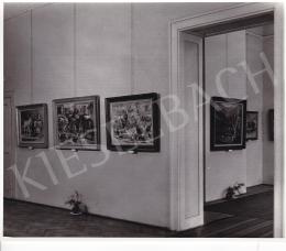  Kieselbach, Géza - Exhibition opening of Géza Kieselbach in 1955 (20 August 1955) - photos of the opening and interier photos