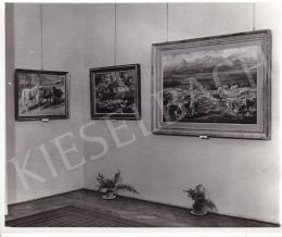  Kieselbach, Géza - Exhibition opening of Géza Kieselbach in 1955 (20 August 1955) - photos of the opening and interier photos