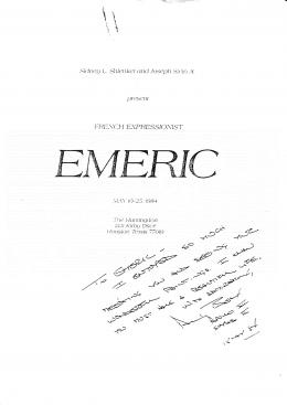  Emeric - Briefs and greetings to the artist