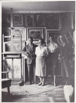  Kieselbach Géza - A műteremben, 1960 IX. 22., Kassa
