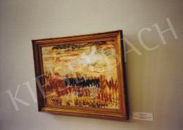Gadányi, Jenő - Jeno Gadanyi painting on Deak collection exhibition