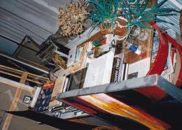  Molnár, Sándor - Sándor Molnár's Paintings in his Studio. Photo: Tamás Kieselbach