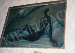  Batthyány, Gyula - Nude figure of a black girl, the 30s (70x100 cm Oil, cardboard) Signed lower middle: Batthyány Photo: Tamás Kieselbach