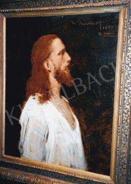  Munkácsy, Mihály - Study for the Christ before Pilate titled painting and its backside, 1880 (82x65 cm, Oil, canvas) Signed upper right: M. Munkácsy Photo: Tamás Kieselbach