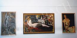 Járitz Józsa - Akt műteremben, 1918 körül (105x175 cm Olaj,vászon) Jelezve jobbra lent: Járitz festménye a 2003-as 23. Téli Aukción Fotó: Kieselbach Tamás