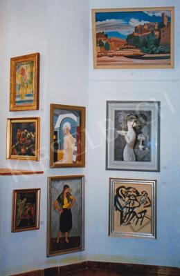  Vörös Géza - Akt műteremben, 1930 körül (72x50,5 cm Tempera,vászon) Jelzés nélkül Az alkotó festménye a 2003-as 23. Téli Aukción Fotó: Kieselbach Tamás