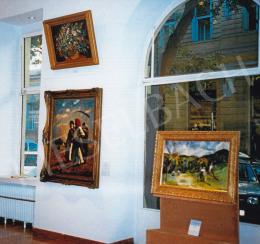  Koszta József - Mezőn, 1910 körül (119x97 cm Olaj,vászon) Jelezve jobbra lent: Koszta J. Az alkotó festménye a 2003-as 23. Téli Aukción Fotó: Kieselbach Tamás