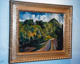 Aba-Novák, Vilmos - Landscape of Felsőbánya, around 1925 (56x69,5 cm Oil on canvas) Signed lower right: Aba-Novák The piece of art on the 20th Winter Auction Photo: Tamás Kieselbach