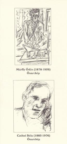  Márffy, Ödön - Márffy, Ödön and Czóbel, Béla Painters Exhibition Invitation, 2000s, Kieselbach Archivum