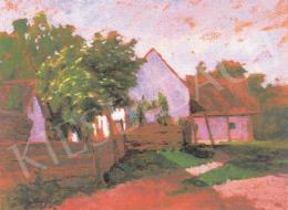 Rippl-Rónai, József - Houses at Sunshine, 1903, 37.5x49 cm, oil on cardboard, Signed lower left: Rónai 903, Photo: Tamás Kieselbach