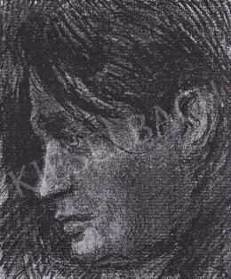 Rippl-Rónai, József - Ady Endre, around 1910, charcoal on paper