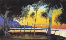  Csontváry, Kosztka Tivadar - Sunset in the gulf of Naples, 1901