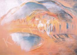 Egry, József - Badacsony, 1936, 73x102 cm, oil and pastel on paper, Signed lower right