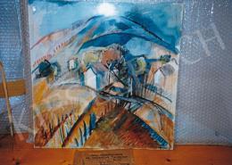 Egry, József - Badacsony; 1920s; 44.5x43.5 cm; Mixed media on paper; Signed lower right: Egry József Badacsony; Photo: Tamás Kieselbach