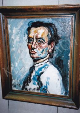  Pór, Bertalan - Self-portrait, 1912; Oil on canvas, Signed lower left: Pór 1912; Photo: Tamás Kieselbach 