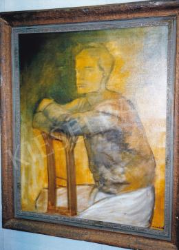  Mednyánszky, László - Leaning man (Sitting tramp), around 1914-17; oil on canvas; 100,5x80,2 cm; Signed lower right: Mednyánszky; Photo: Tamás Kieselbach 