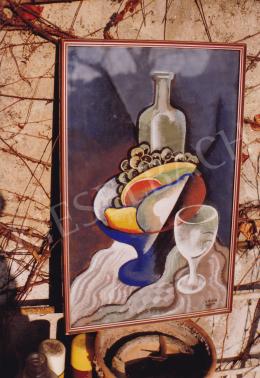  Kádár Béla - Csendélet szőlővel; 47x31 cm; tempera, papír; J.j.l.: Kádár Béla; Fotó: Kieselbach Tamás