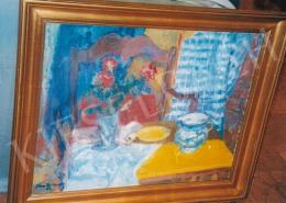 Kántor, Andor - Still-life on Table, 1963; Signed lower left: Kántor Andor 63; Photo: Tamás Kieselbach