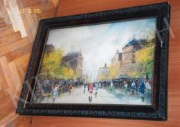  Berkes, Antal - Street Scene, oil on canvas, Signed lower left: Berkes A., Photo: Tamás Kieselbach