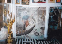  Basilides, Barna - Fisher; 200x180 cm; oil on canvas; signed bottom right: Basilides Barna 1946-47; Photo: Tamás Kieselbach