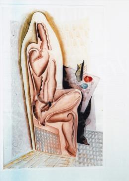 Kádár Béla - A modell; 47x30; akvarell, papír; Jelzés nélkül; Fotó: Kieselbach Tamás