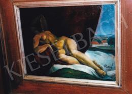  Patkó, Károly - Nude Lying, 1921; 41.5x51 cm; Oil on cardboard; signed lower left: Patkó 1921; Photo: Tamás Kieselbach