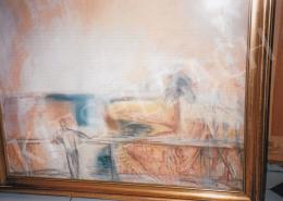 Egry, József - Bystander; around 1938; 60x75 cm; oil and pastel on paper; Signed lower right; Photo: Tamás Kieselbach