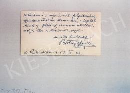  Bortnyik, Sándor - Inscription by Sándor Bortnyik about woodcuts in Hungarian, Photo: Tamás Kieselbach