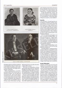  Fenyő, György - Article by Péter Buza in Budapest Newspaper 2017/9