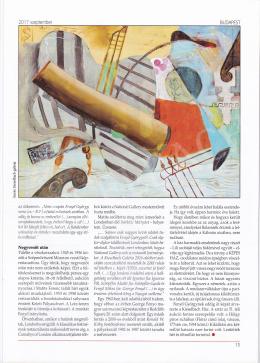  Fenyő, György - Article by Péter Buza in Budapest Newspaper 2017/9